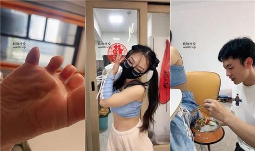 南月女神 | 狗盆喂食圈养奴 JS250303-42