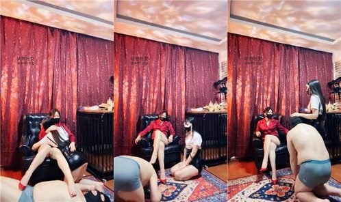 冷颜 | 情侣奴-奴下奴-教女奴怎么虐狗 JS250304-24