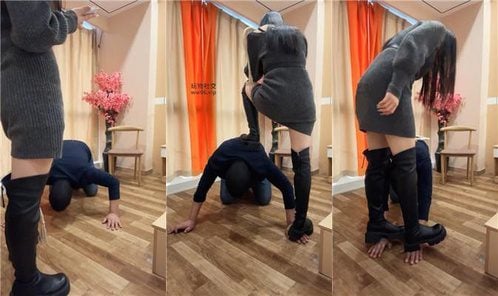 ノノコ | 超美人熟女S - ロングブーツと白ソックスで踏みつけ虐待 JS 250306-15