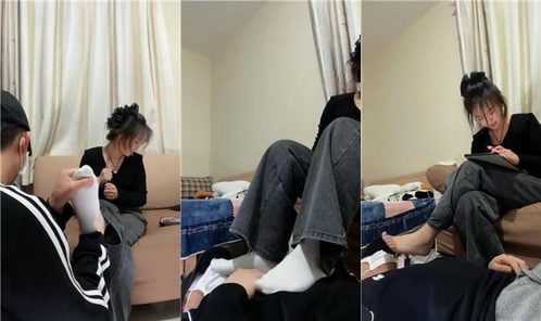 向晚 | 原味棉袜捂脸窒息 JS250308-18