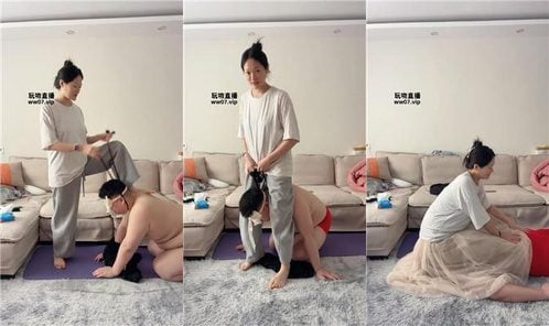 埋汰 | 玉足踩虐猥琐狗继父 JS250308-3