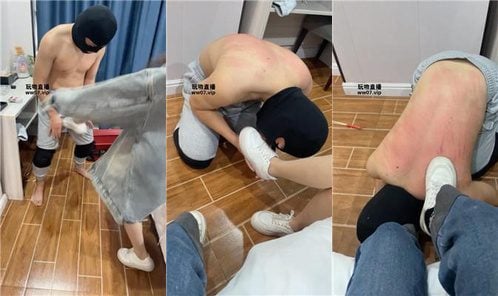 白兔 | 抽耳光/舔脏鞋底/踩踏 JS250308-5