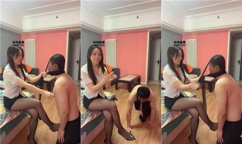 Si | White-collar worker S - Reverse bondage and abuse of a resisting dog JS250309-30
