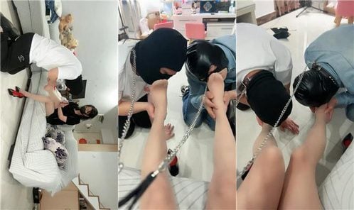 然然而 | 兄弟奴犯贱抢着舔脚 JS250311-9