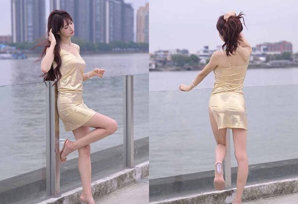 魔镜街拍 | 555 精选街拍 不吃鸡蛋街拍 金色的音符 带视频
