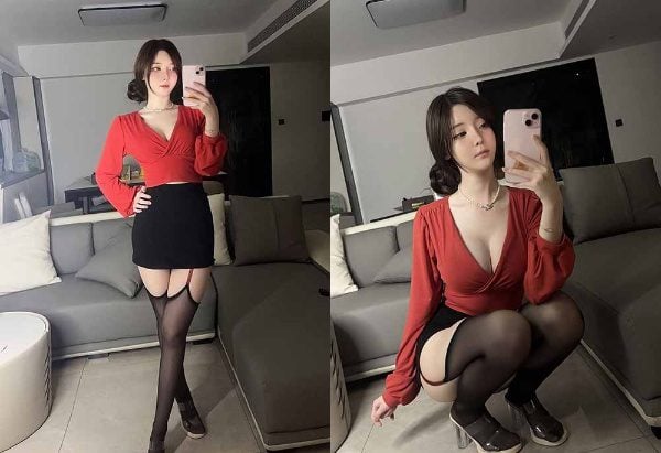 美图精选 | 2212 一小央泽 红色妈妈 带视频