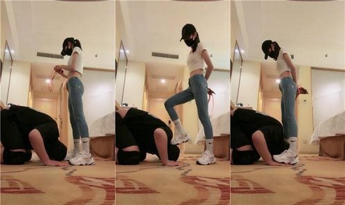 美娜格格 | 健身后原味鞋袜虐家奴 bf51435