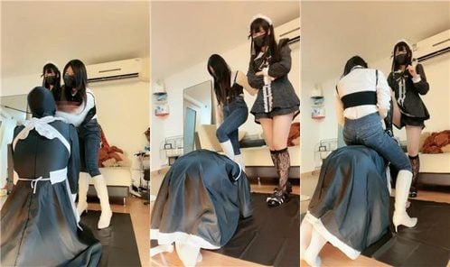 礼礼 | 双S-长靴踩踏-重度鞭打-强制喂口水圣水 双视角版 bf51655
