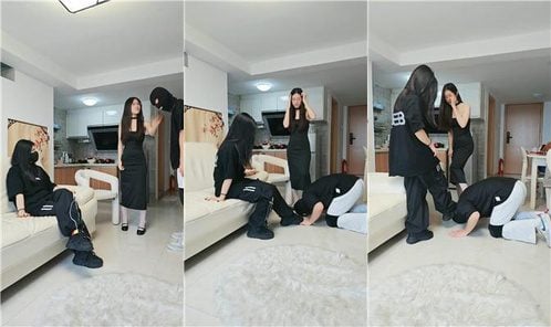 嘉妮 | 双S-带素人姐妹进圈调奴 双视角版 bf51656