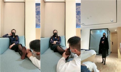 多多 | 高跟踩踏/黑丝美腿诱惑 JS250312-23