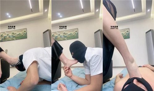 拉克丝 | 裸足狂舔/强制滴蜡/竹子狠抽 JS250313-19