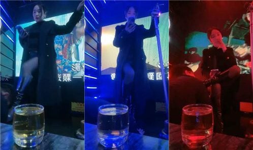 傲雪 | KTV-清理脏长靴黑丝 JS250318-23