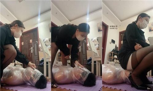 水凝 | 强制虐木乃伊狗 JS250319-3