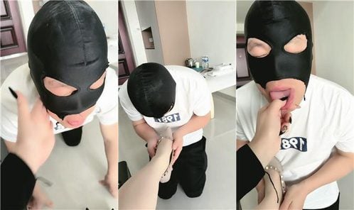 芮汐 | 跪求圣水/清理铆钉脏鞋肉丝脚 JS250325-6