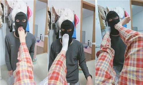 柔柔 | 白袜玉足虐下跪奴 JS250326-12
