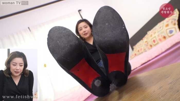 彩铃女神第一人称双视角高跟长筒靴羞辱POV JS251126 2