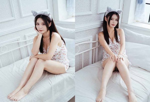 街拍丝足 | 566 长腿美模 筱筱 睡衣