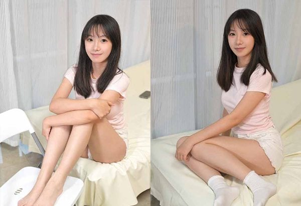 凝思摄影 | 铃铃 T恤 短白袜 小皮鞋 带视频 带视频