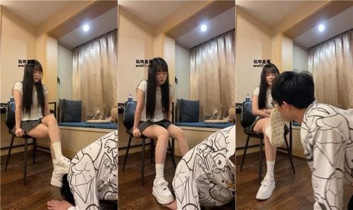 婉纱 | 学生小主-小白鞋白袜踢踹踩 bf51881