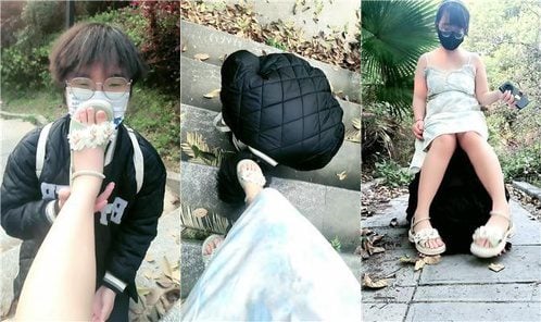广西木木 | 户外下跪伺候前女友 双视角版 JS250327-14