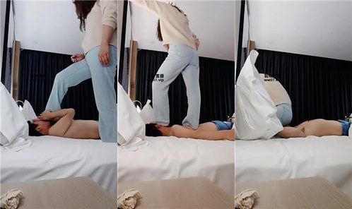 纱月桃 | 玉足插嘴-虐乳-踩踏 JS250329-40