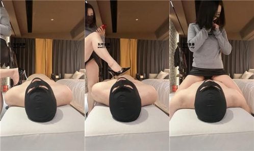 多米娜 | 臭脚丫捂脸/高跟虐乳踩 JS250330-51