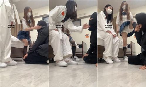 女生也能很暴力 | 双S-精神小妹重度踢踹 JS250331-6