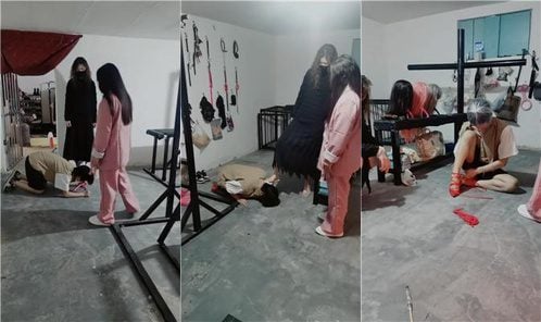 媚娘工作室 | 刑房五花大绑囚禁虐 JS250409-21