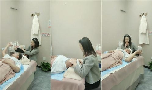 夸梨 | 突然说想做技师的脚下奴 双视角版 JS250411-20