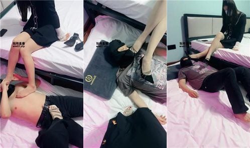 米妮老师 | 双S-姐妹花蹂躏狗继父 JS250411-9