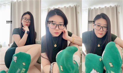 夏主 | 绿袜子奴役绿帽伺候老外 250329-24
