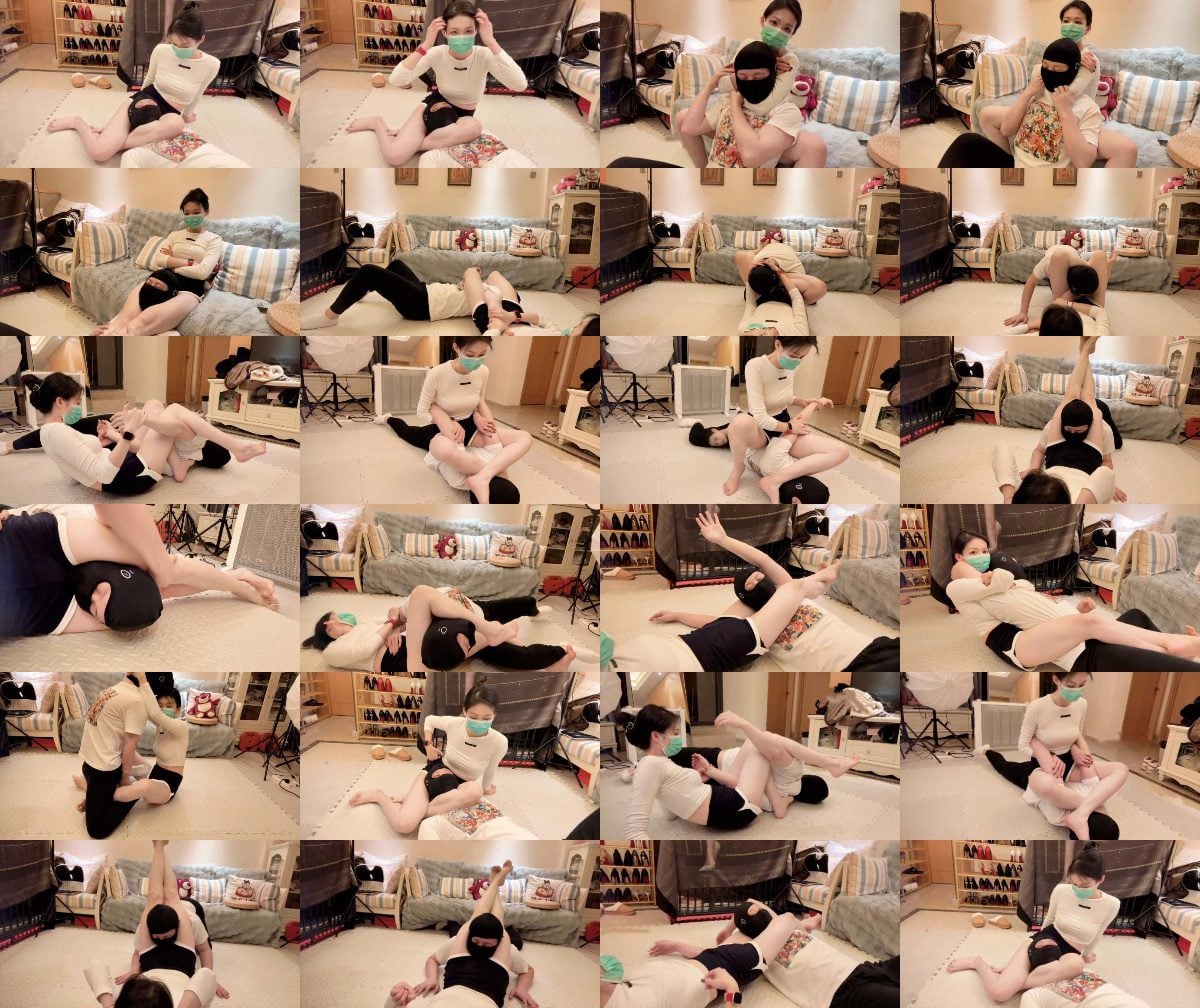 与女教练的关节技对抗练习 ACYC 5183-视频截图