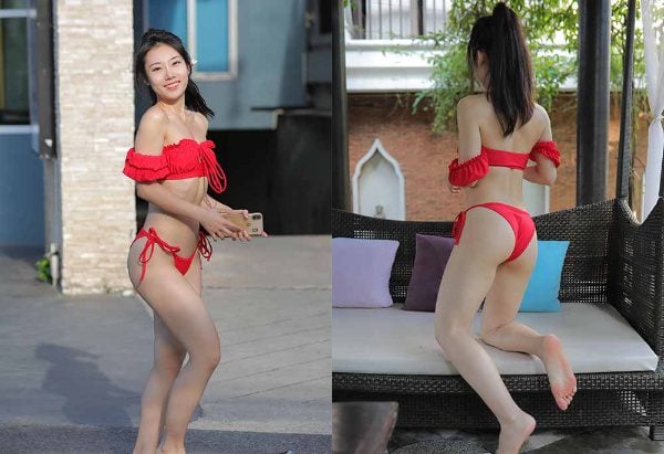 魔镜街拍 | 581 精选街拍 凯恩Samui旅拍 第一篇 红 带视频 带视频