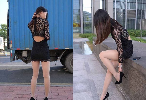 魔镜街拍 | 584 精选街拍 程生街拍 蕾丝包臀裙肉丝小妹的日常 带视频 带视频
