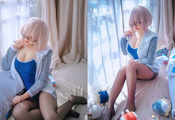 美图精选 | 2272 阿半今天很开心 玛修同人体操服