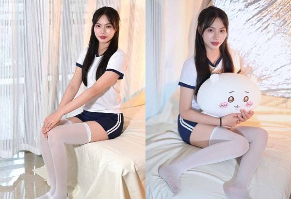 凝思摄影 | 德美 体操服 过膝袜 室内鞋 带视频 带视频
