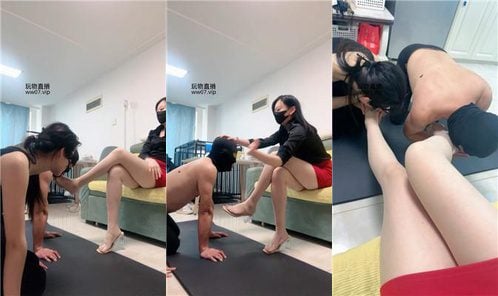 小妮 | 情侣奴下跪-肉丝脚狂舔/踩踏鞭打 bf50891