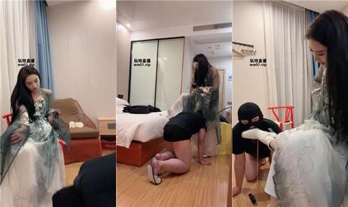 亚绮 | 汉服女神诱惑-短靴踩踏喂食 bf52649