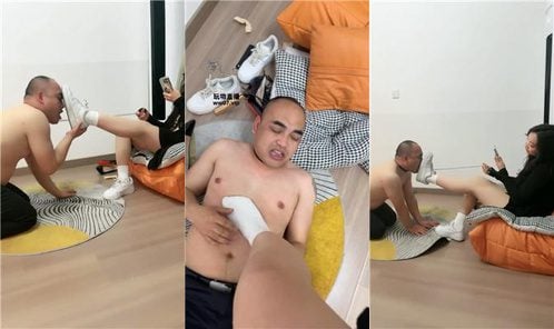 美酱 | 重度虐打强制闻小白鞋白袜 双视角版 bf52824
