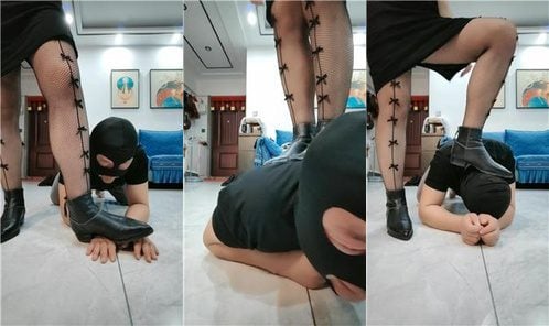 Teacher Li | Short Boots and Fishnet Stockings Full Weight Pedaling Dual Perspective Version JS250402-22
