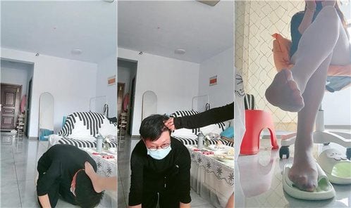 鱼主 | 绿帽家奴下跪伺候 JS250403-23