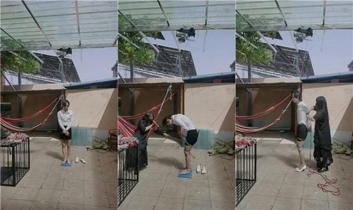 Meiniang Studio | Outdoor Forced Suspension and Water Torture JS250406-28