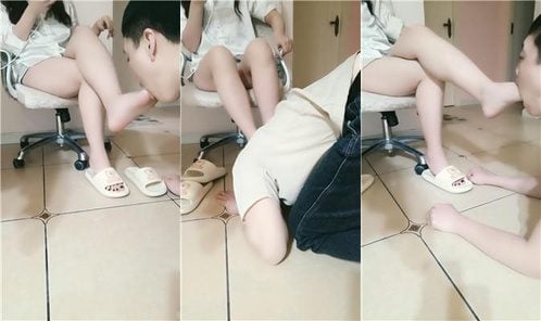 珍惜女王 | 玉足狂舔-伺候沐足 JS250415-19