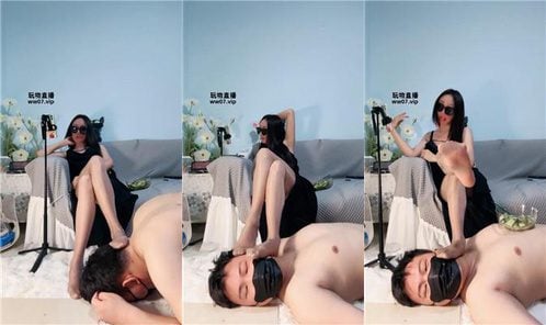 Ranxi | Suffocation from being stepped on by high heels - Feeding with feet JS250415-27