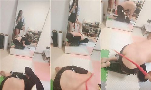 于少奶奶 | 狗链拴狗-重度鞭打-短靴肉丝舔 JS250416-29