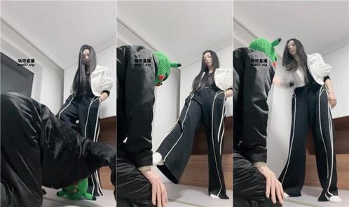 江湖狼 | 学生主白袜脚踩踏 JS250417-15