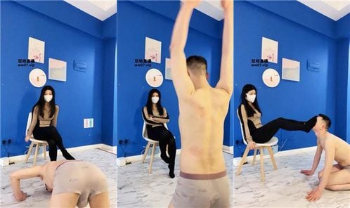 娜塔莎 | 原味黑棉袜气味辱-踩踏体罚 双视角版 JS250418-18