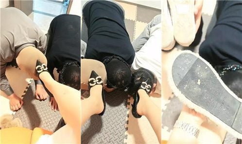 魅影 | 高跟白领S羞辱3只奴隶 JS250418-21