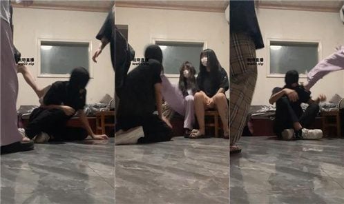 女生也能很暴力 | 超多学生小妹-暴力虐打老师 JS250419-13