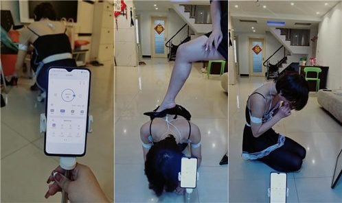 媚娘工作室 | 家务奴下跪日常虐 JS250419-16